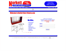 Tablet Screenshot of norkettstorefixtures.com